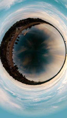 Image made in 360 degrees