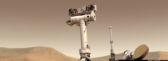 Image of a robot on Mars